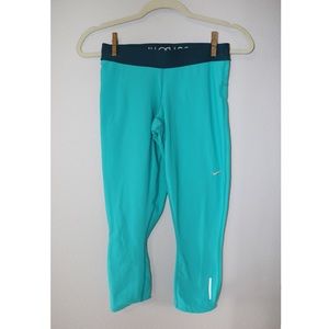 Nike Women’s Dri-Fit Turquoise Leggings